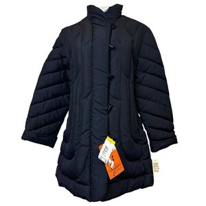 70s Vintage Bromleigh Down Black Puffer Coat Womens 16